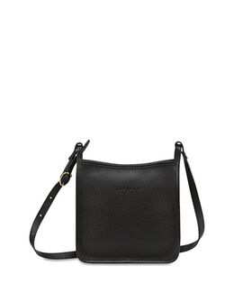 Ле Фулон&;eacute; Маленькая кожаная сумка через плечо на молнии Longchamp, цвет Black 4169393 | black