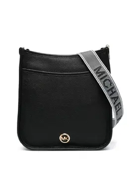 Michael Kors logo-plaque leather shoulder bag 22514675