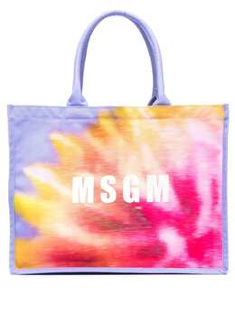 MSGM abstract-print tote bag 22281972