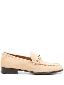 Valentino Garavani VLogo-plaque suede loafers 22665616