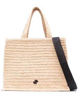 Patou large JP raffia tote bag 22601941
