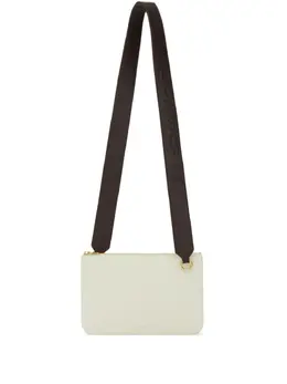 Jil Sander Link LG logo-strap leather crossbody bag 20369449