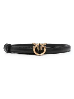Pinko Love Birds-buckle leather belt 22586011