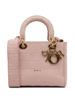 Christian Dior 2020 pre-owned medium Cannage Lady D-Lite two-way bag 22483008