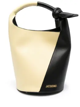 Jacquemus Le Petit Tourni leather bucket bag 22546757