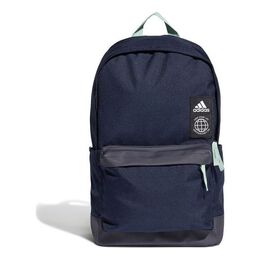 Рюкзак Adidas logo CLAS BP POCKET, синий fj9279 | dark blue