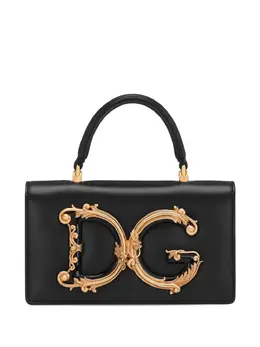Dolce & Gabbana mini DG Girls leather tote bag 20043875