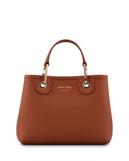 Маленькая черная большая сумка-шоппер MyEA Emporio Armani, цвет Brown 4109265 | brown