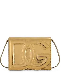 Dolce & Gabbana logo-embossed metallic-effect bag 20235730