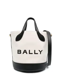 Bally Bar 8 Hours logo-print bucket bag 20622348