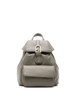 Furla logo-buckle leather backpack 22677579