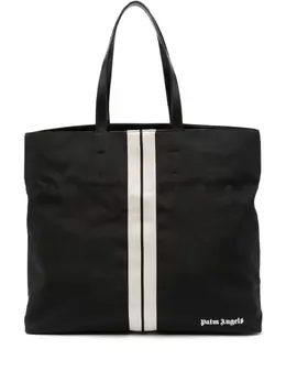Palm Angels Track logo-print cotton tote bag 21414541