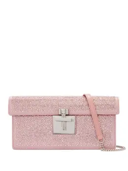 Oscar de la Renta Alibi crystal-embellished clutch bag 22583484