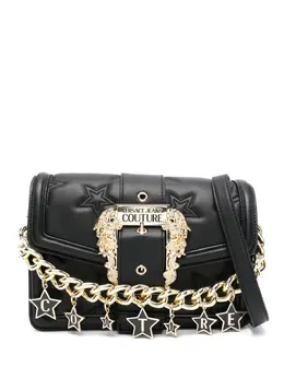Versace logo-plaque embellished crossbody bag 21850785