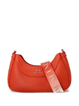 Armani Exchange debossed-logo leather shoulder bag 22600801