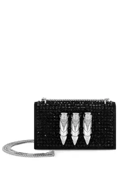 Philipp Plein small crystal-embellished shoulder bag 21462724