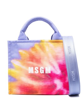 MSGM canvas tote bag 22279737