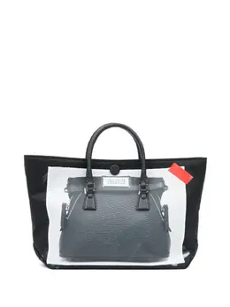 Maison Margiela micro 5AC trompe-l'oeil top-handle bag 21947793