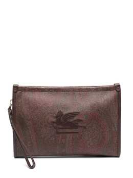 Etro Essential paisley-print clutch bag 22403866