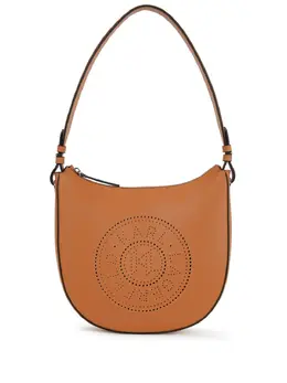 Karl Lagerfeld K/Circle perforated-logo shoulder bag 21540279