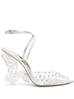 Sophia Webster 100mm Paloma crystal-embellished pumps 22041713