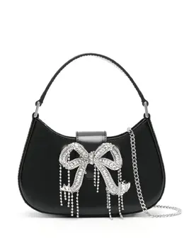 Self-Portrait bow-embellished shoulder bag 22293751