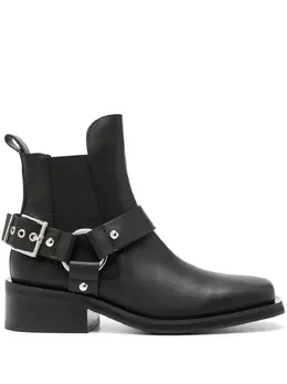Ganni biker Chelsea ankle boots 22560026