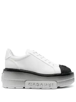 Casadei Nexus leather platform sneakers 22292359