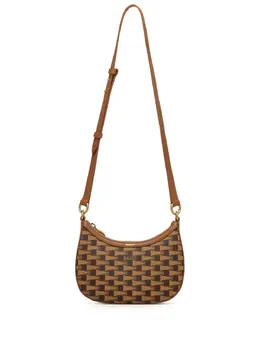 Bally monogram-pattern canvas crossbody bag 22378766
