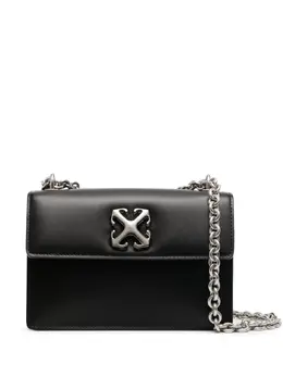 Off-White Jitney 2.0 logo-plaque shoulder bag 22226060