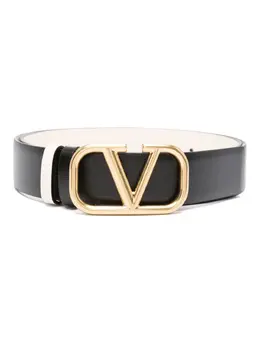 Valentino Garavani VLogo leather reversible belt 21733129