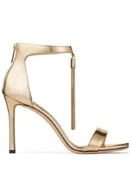 Jimmy Choo Vinca 95mm patent-leather sandals 21825675