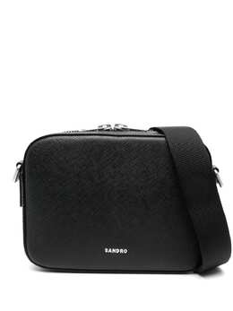 Sandro mini logo-print messenger bag 20208401