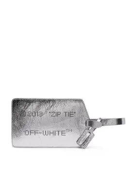 Off-White medium Zip Tie clutch bag 20534665