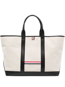 Thom Browne medium RWB-stripe tote bag 20845559