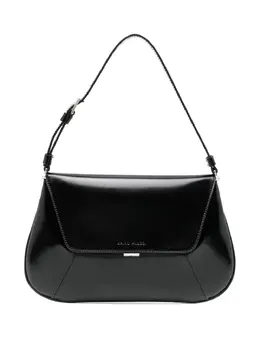 Amina Muaddi Ami leather shoulder bag 22350635