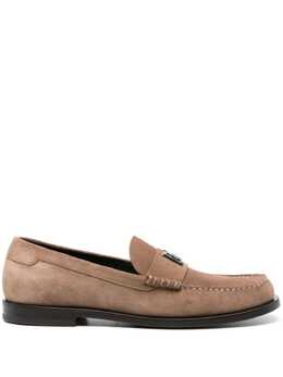 Dolce & Gabbana logo-plaque suede loafers 22610437