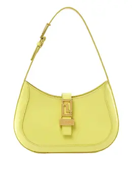 Versace Greca-detail leather shoulder bag 22099745