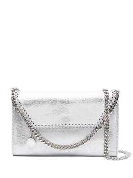 Stella McCartney Falabella Wallet metallic-finish crossbody bag 22311536