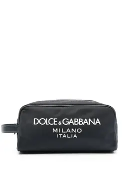 Dolce & Gabbana logo-lettering wash bag 22383505