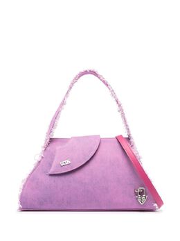 GCDS medium Comma denim tote bag 19833449