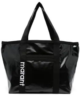 Isabel Marant Darwen logo-embroidered tote bag 21261015