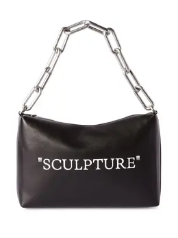 Off-White Block Pouch Quote clutch bag 20535275