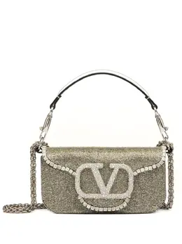 Valentino Garavani small Locò embroidered shoulder bag 18365304
