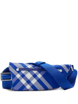 Burberry Shield check-pattern messenger bag 21450366