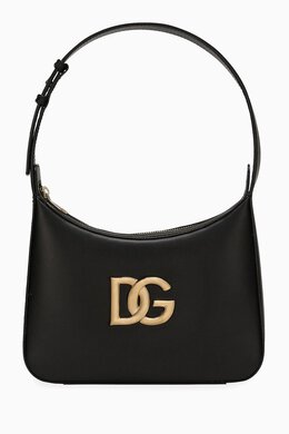 Dolce & Gabbana 3.5 DG Logo Shoulder Bag in Calfskin 216812032_2709