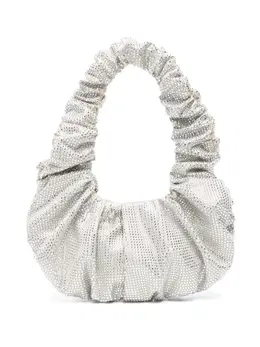 Giuseppe Di Morabito crystal-embellished ruched tote bag 22589554