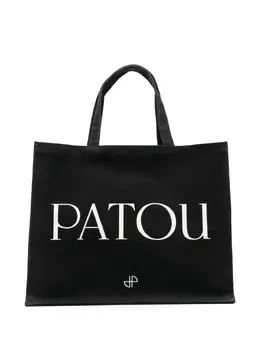 Patou Patou canvas tote bag 18235042