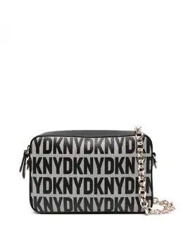 DKNY Sara logo-print leather crossbody bag 21293846