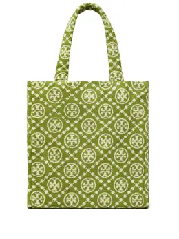 Tory Burch T Monogram terry tote bag 20531905